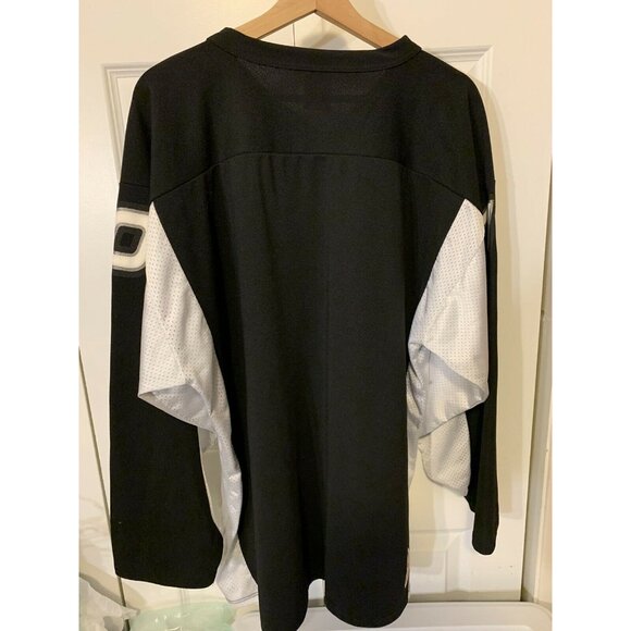 SAN ANTONIO 2010-2011 RAMPAGE STH AK HOCKEY TEAM JERSEY MENS Sz‎ L Black White - Picture 10 of 10
